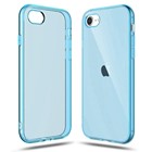 Apple iPhone SE 2020 CaseUp Şeffaf Silikon Kılıf Mavi
